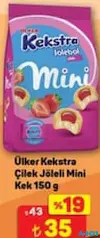 ÜLKER KEKSTRA ÇİLEK JÖLELİ MİNİ KEK 150 G